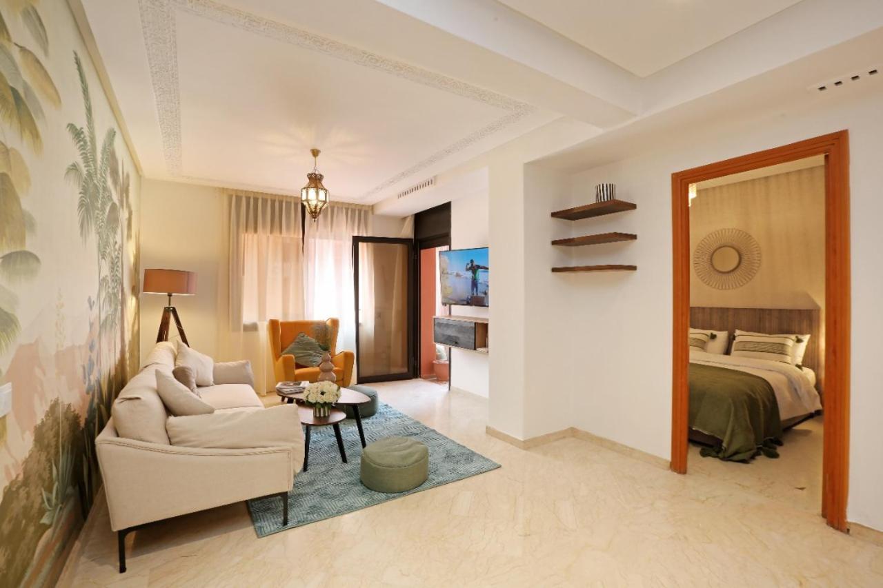 Appartement Moderne En City Center Marrakech-Gueliz Marraquexe Exterior foto