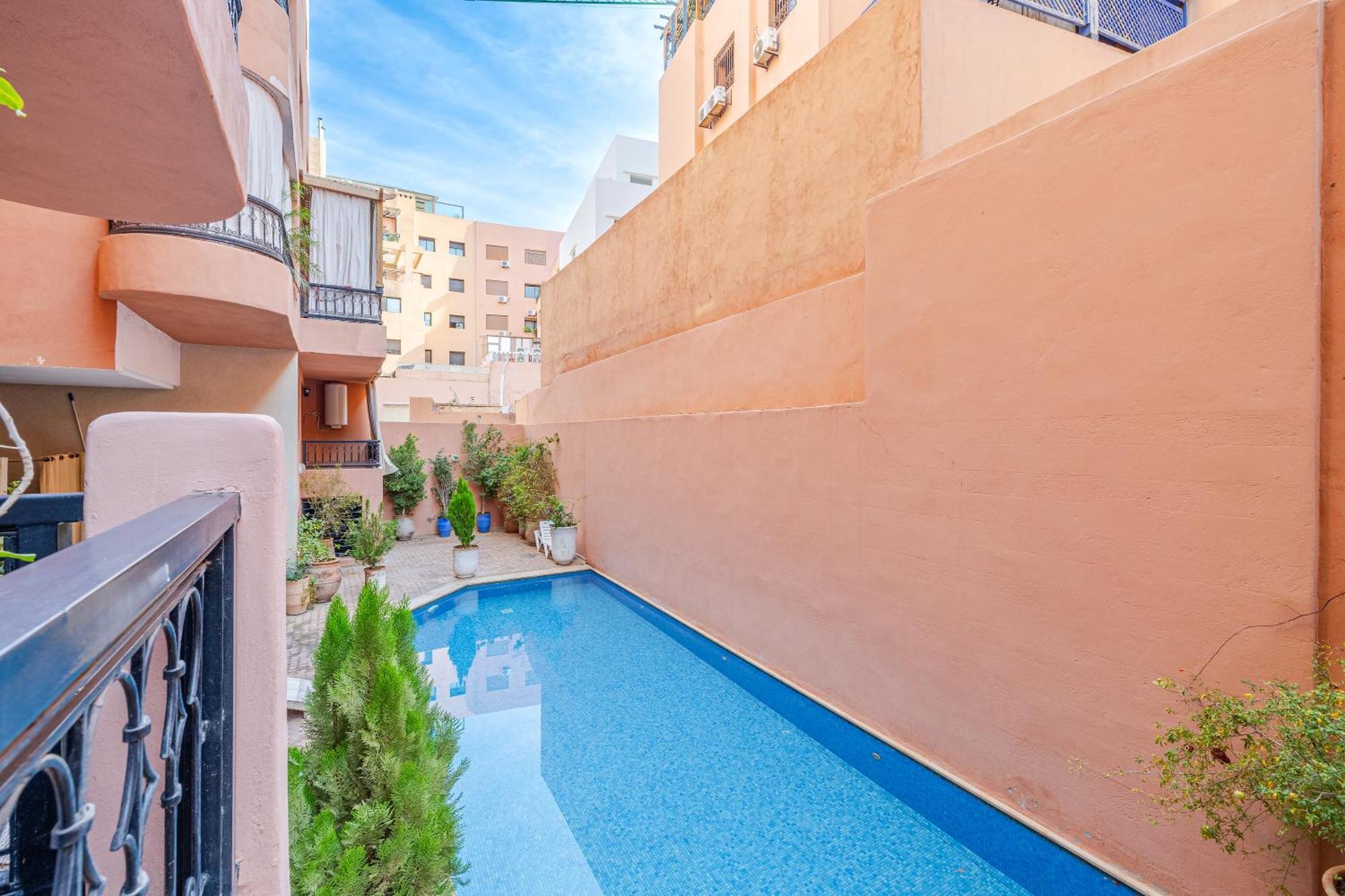 Appartement Moderne En City Center Marrakech-Gueliz Marraquexe Exterior foto